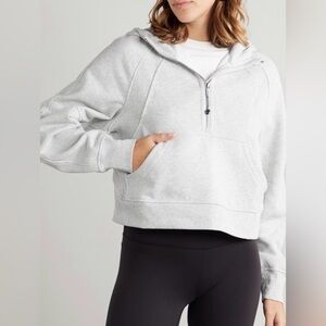 Lululemon Scuba Oversized 1/2 Zip Cropped Hoodie